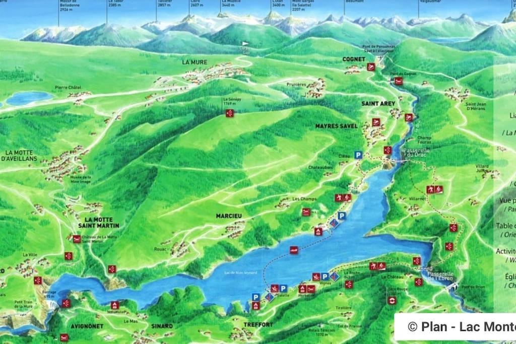 Grenoble Sud Varces Suite Privatisee Au Pied Des Montagnes 외부 사진